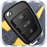 car key lock remote simulator android application logo